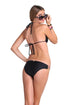 Luli Fama Beach Babe Molded Push Up Bandeau Halter Top